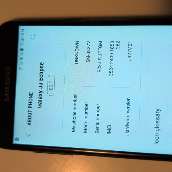 Samsung Midnight Black Smartphone